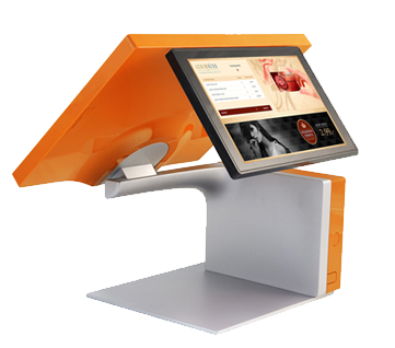 Designer POS system with display and accessories